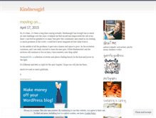 Tablet Screenshot of kindnessgirl.com